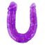 Dildo Dublu BAILE Double Dildo Jelly Lila - imagine 1