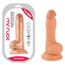 Dildo realistic VSCNOVELTY Mr. Rude Flesh 18.5cm vedere laterala completa