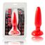 Anal plug conic TPE rosu 15cm 4cm diametru baza ventuza vedere principala