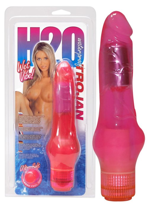 H2O Trojan Wet Vibrator - vedere frontala