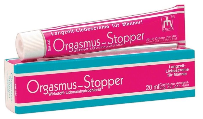 Crema Intarzierea Ejacularii MILAN "Orgasmus Stopper" 20 ml - vedere frontala