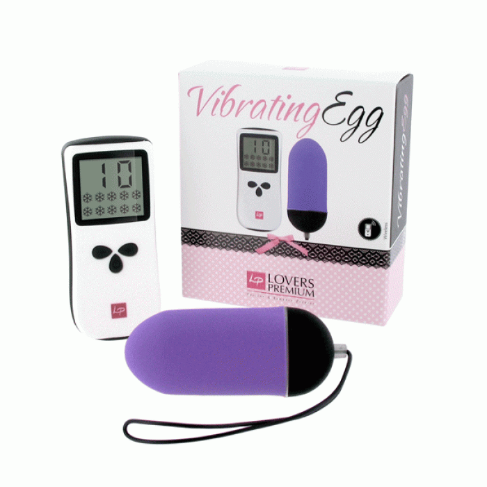Ou Vibrator Lovers Premium »Vibrating Egg« 8 cm - Violet