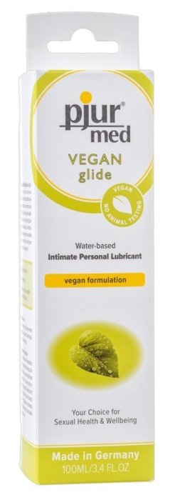 Lubrifiant Vegan Pjur 100ml - detaliu design