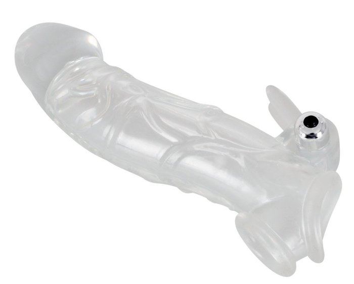 Prelungitor Penis Vibrator Crystal Skin