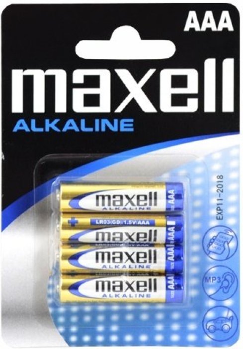 Baterii Alcaline AAA Maxwell »LR03« 4 buc