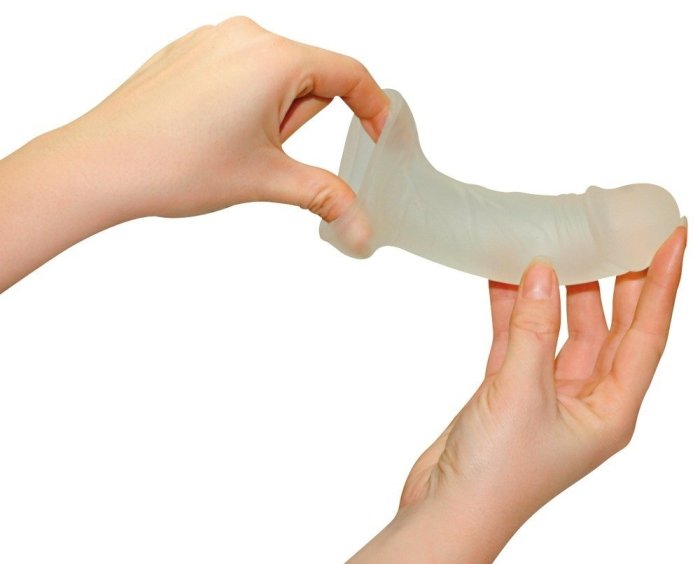 Prelungitor Penis You2Toys »Dick Sleeve« 16 cm - Alb