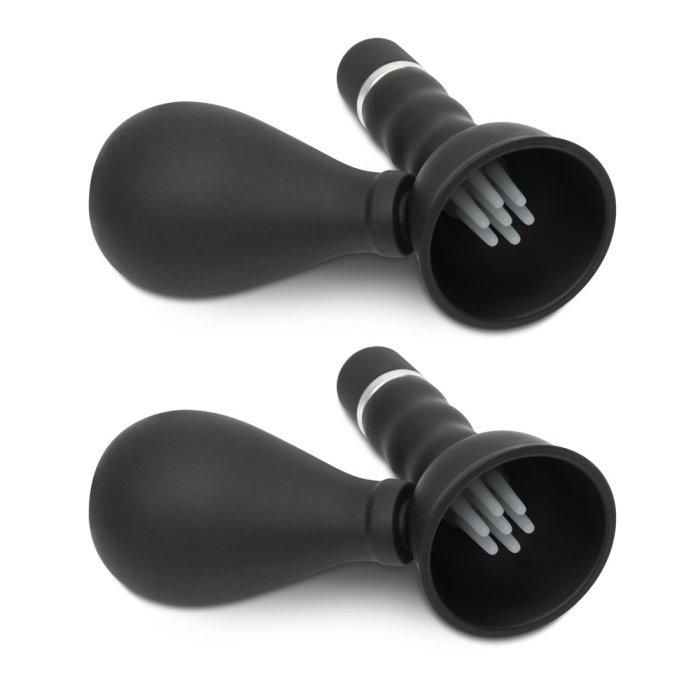 Cordless Vibrating Nipple Suckers - culoare si material