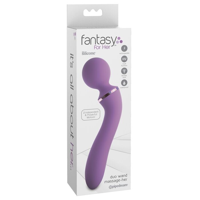 Aparat de masaj Duo Wand, »Fantasy For Her« 10 Viteze - Violet