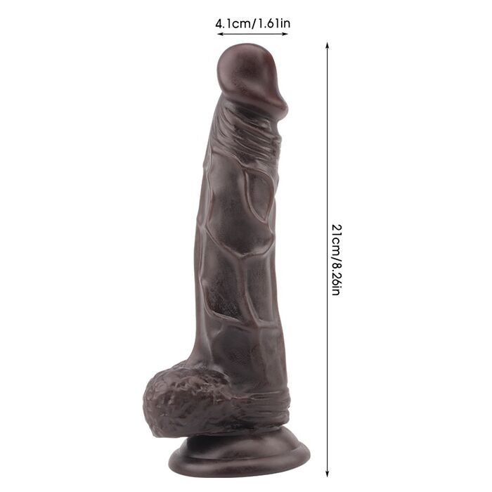 Dildo Chisa Novelties "Fashion Dude" 22 cm x 4cm Negru-