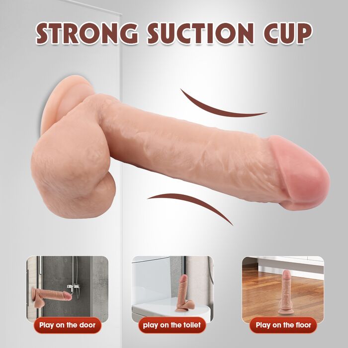 Dildo Realistic Chisa Novelties Fashion Dude - 20cm-cu ventuza