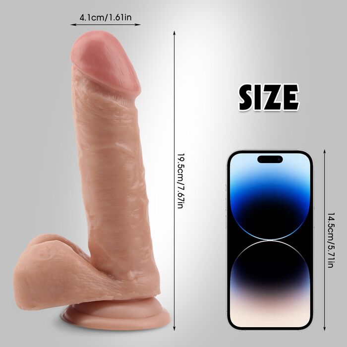 Dildo Realistic Chisa Novelties Fashion Dude - 20cm-dimensiuni