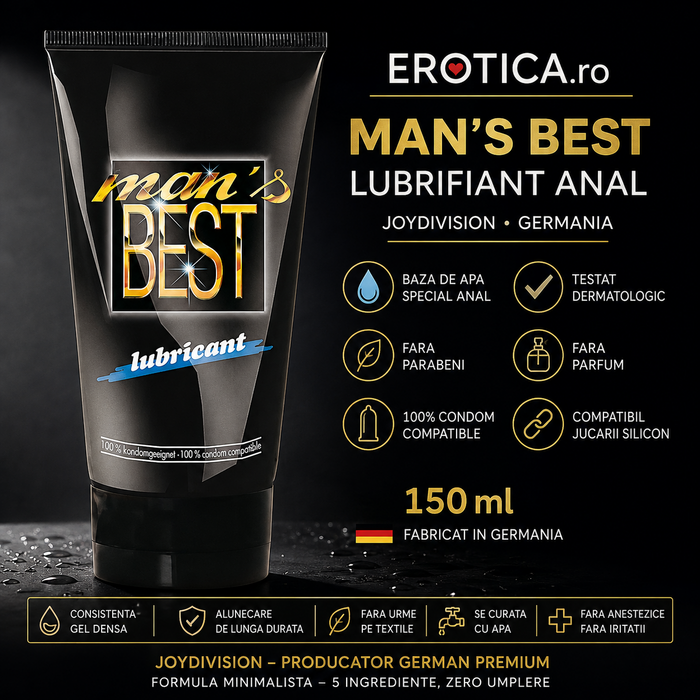Lubrifiant Anal JoyDivision MansBest 150ml - fara parabeni