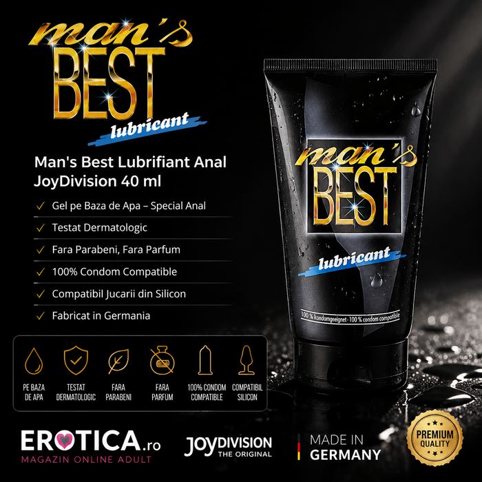 Lubrifiant Anal Joydivision Man's Best 40 ml - cu polimeri