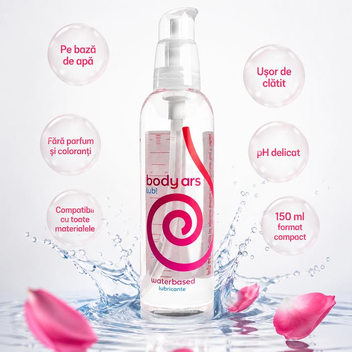 Lubrifiant Body Ars Waterbased 150 ml - cu polimeri celulozici