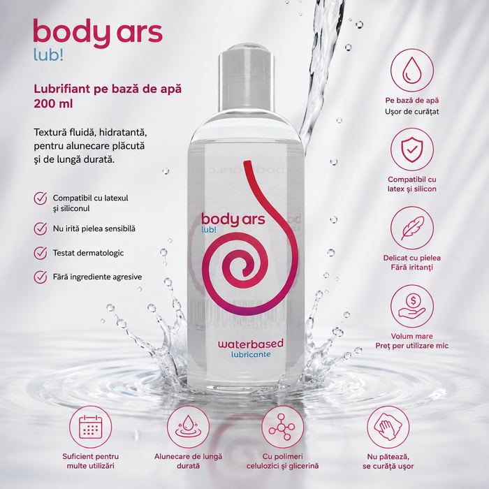 Lubrifiant Body Ars pe baza de apa- 200 ml