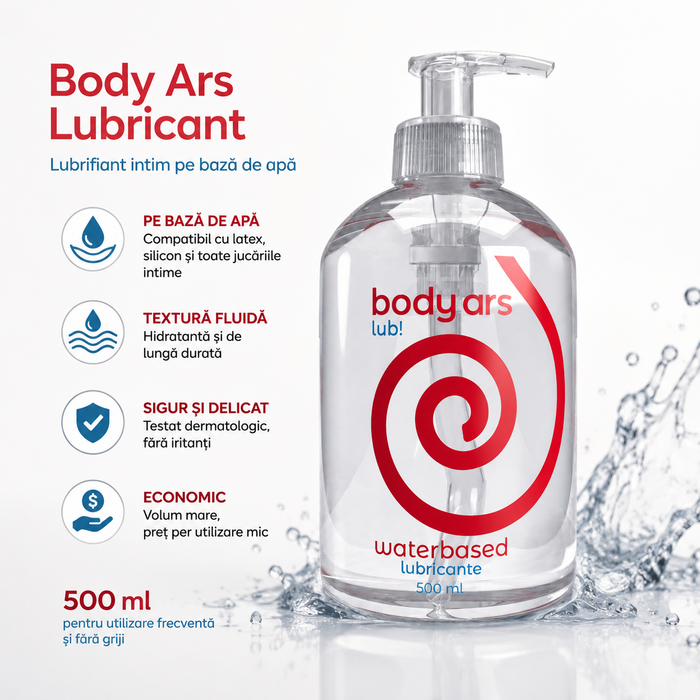 Lubrifiant Intim Body Ars 500 ml  -sticla mare