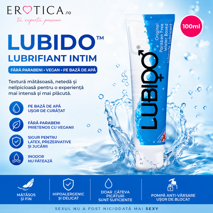 Lubrifiant Intim Lubido 100 ml - fara parabeni