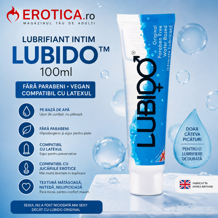 Lubrifiant Intim Lubido 100 ml - lubrifiere de lunga durata