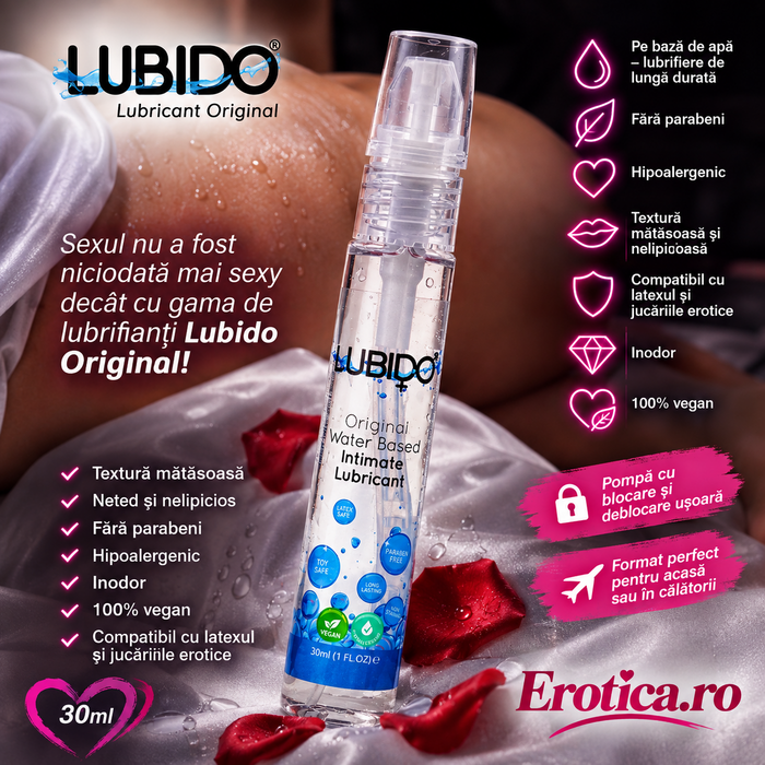 Lubrifiant Intim Lubido 30 ml - pe baza de apa