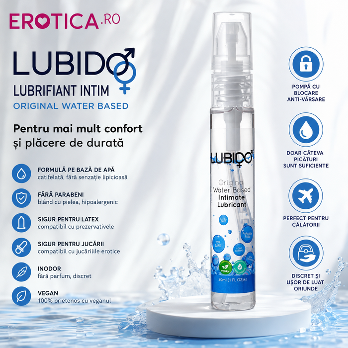 Lubrifiant Intim Lubido 30 ml - lubrifiere indelungata