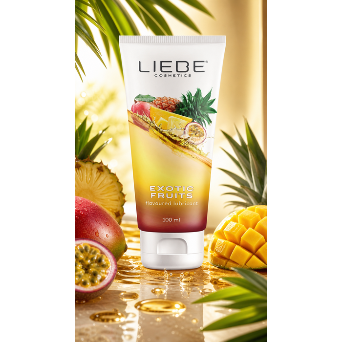 Lubrifiant Intim cu aroma naturala de Fructe Exotice, 100 ml_2