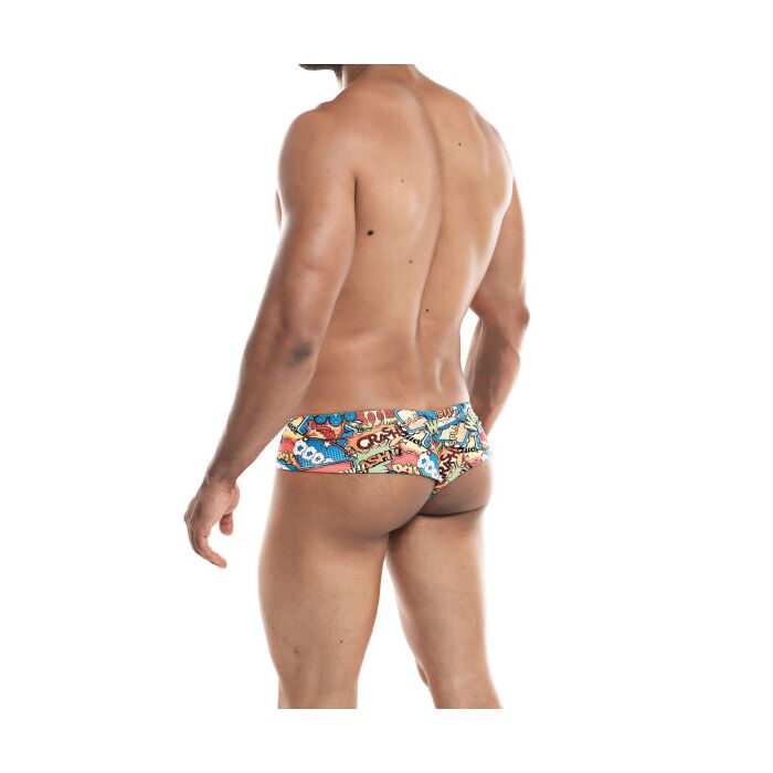 Slip Barbatesc CUT4MEN Cheeky Cartoon, Multicolor