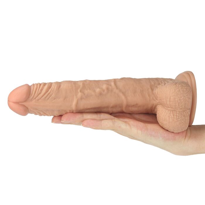 Dildo Realist Lovetoy Real Extreme Natural 23.5cm - vedere suplimentara