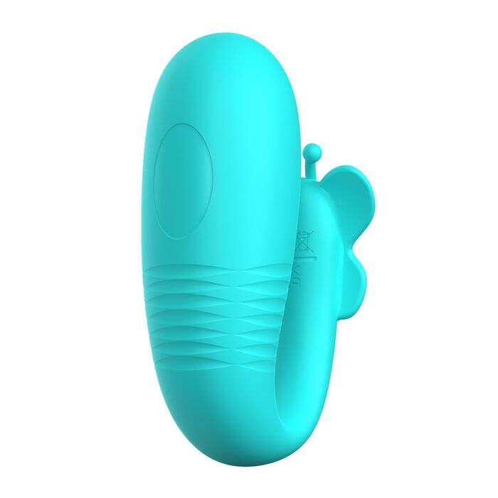 Vibrator hands-free Pretty Love Remi Thrusting - Aqua - Turcoaz - vedere in unghi