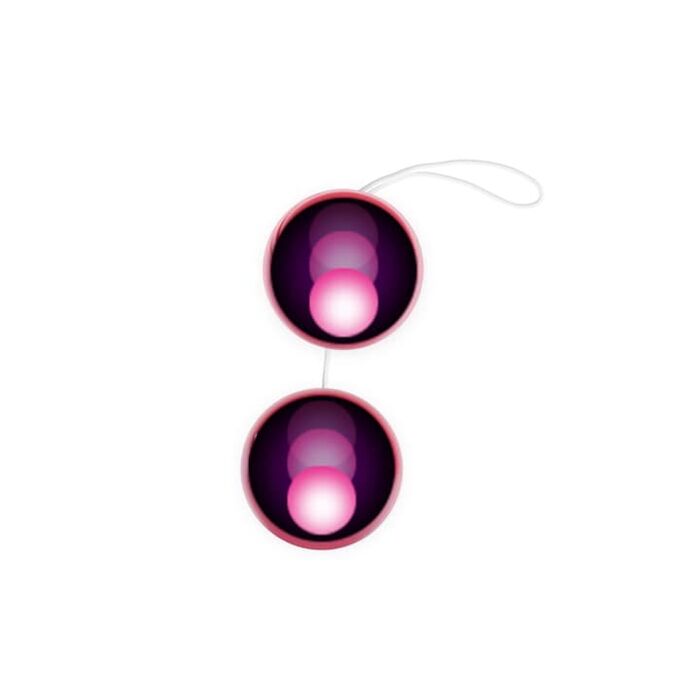 ​Twins Ball - bile vaginale fine pentru antrenarea muschilor vaginali - Exercitii Kegel - Violet- interior
