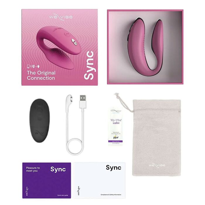 Vibrator Cupluri We-Vibe »Sync 2« Roz, Tester-demo