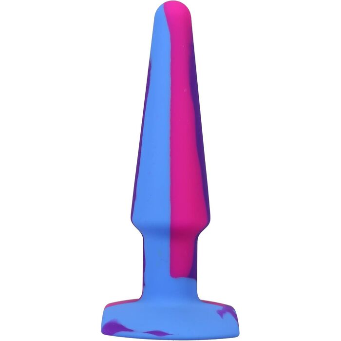 Groovy Silicone Anal Plug, 12,7 cm, Berry - detaliu
