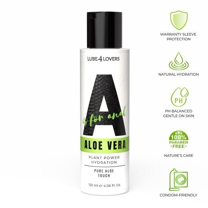 Lubrifiant Anal A is for Anal Aloe Vera 120 ml Lube4Lovers