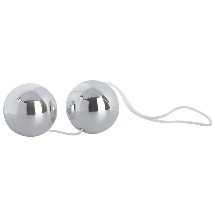 Pereche bile placere Glamour You2Toys argintii 3.5 cm