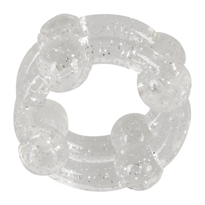 Inel dublu penis cu bila stimulatoare Glamour You2Toys