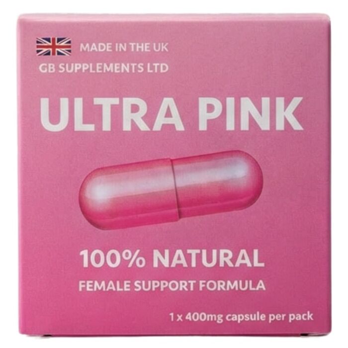 Ultra Pink pentru sustinerea libidoului femeii  -cutie supliment
