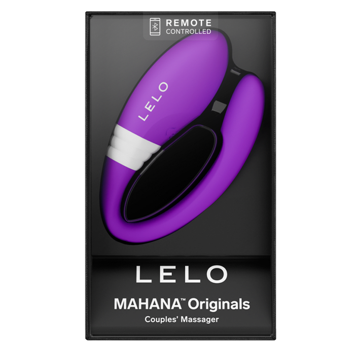 LELO Mahana Originals, cutie originala neagra cu fereastra transparenta, insigna Remote Controlled
