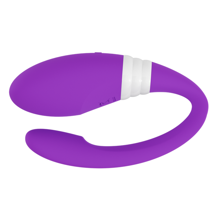 LELO Mahana Originals, vedere de sus cu bratul lat pentru stimulare interna si bratul subtire pentru clitoris
