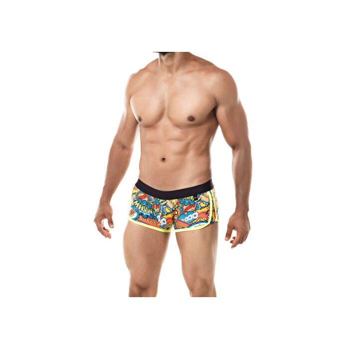 Boxer Trunk Barbatesc CUT4MEN Cartoon, detaliu material