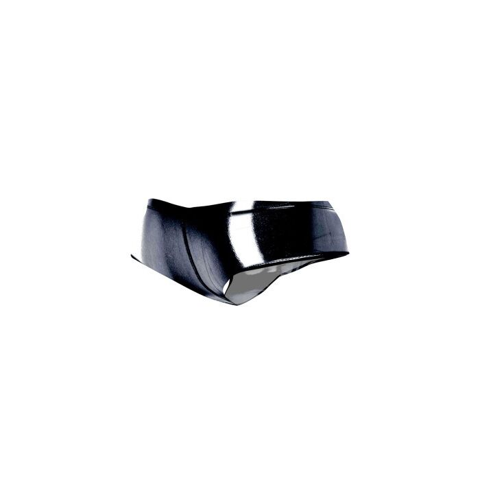 Slip Barbatesc CUT4MEN Cheeky Skai, Negru, vedere spate