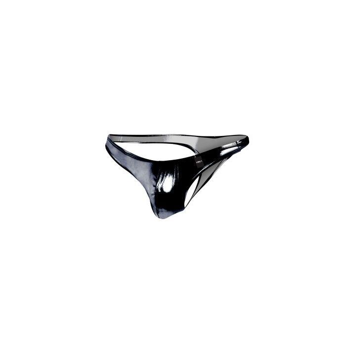 Tanga Barbateasca CUT4MEN Provocative Skai, Negru, vedere fata