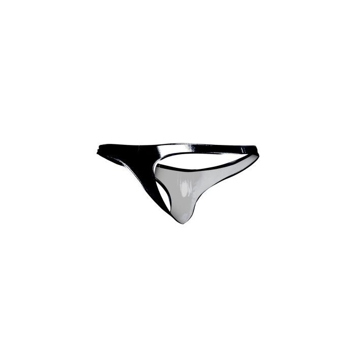 Tanga Barbateasca CUT4MEN Provocative Skai, Negru, vedere spate