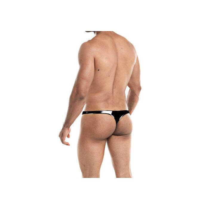 Tanga Barbateasca CUT4MEN Provocative Skai, Negru, profil
