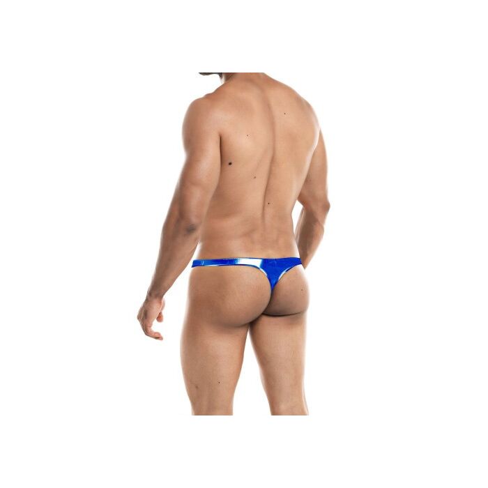 Tanga Barbateasca CUT4MEN Provocative Skai, Albastru, vedere spate