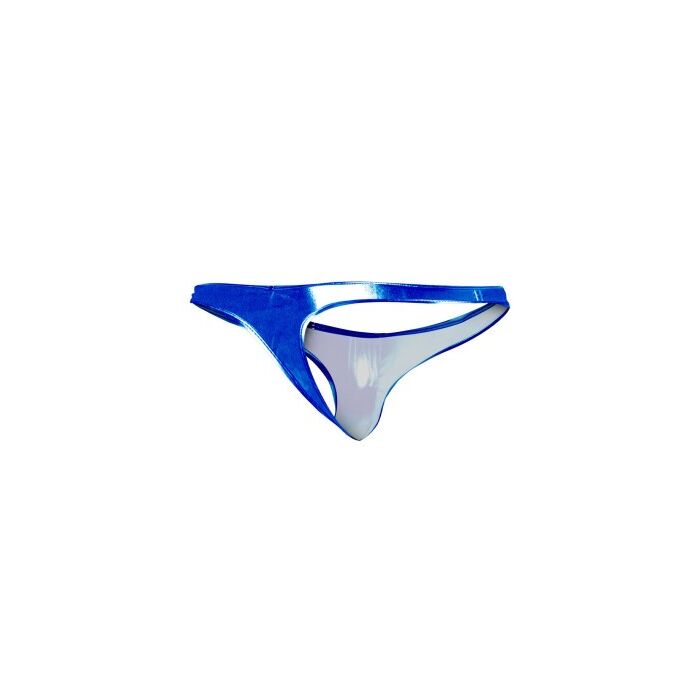 Tanga Barbateasca CUT4MEN Provocative Skai, Albastru, profil