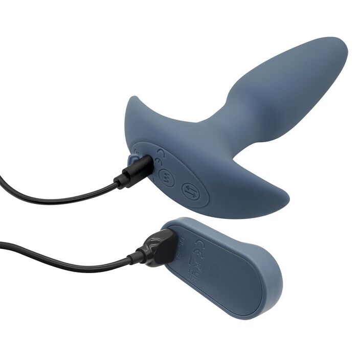 Vibrator anal Dreamtoys Pulz Phoebe albastru, vedere laterala