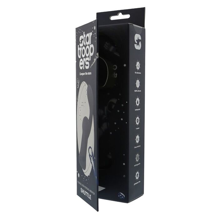 Vibrator punctul P Dreamtoys Startroopers Shuttle albastru, butoane control