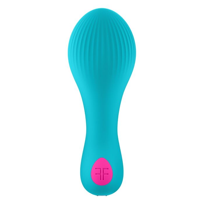 Vibrator Bullet Femme Funn Solia turcoaz, dimensiune in mana