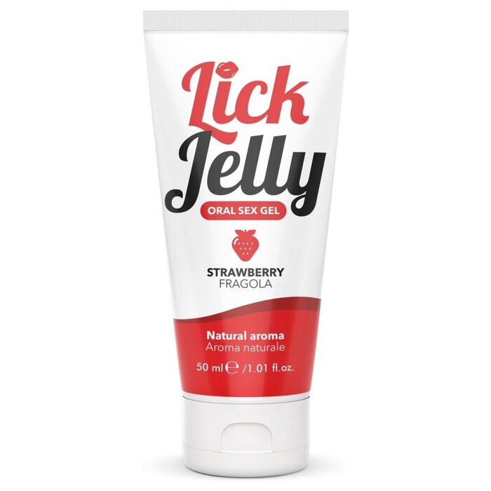 Lubrifiant Lick Jelly aroma Capsuni, 50 ml