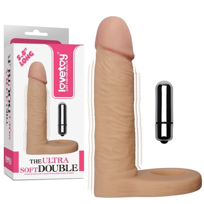 Dildo de 14,70 cm lungime și 3,30 cm în diametru, cu inel conceput pentru a înfășura dildo-ul centurii strap-on și astfel a obține două dildo-uri pentru dublă penetrare.