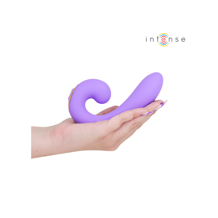 Vibrator INTENSE Meryl Double Vibration Clitoris, 10 Viteze, incarcare USB